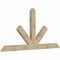 Ekena Millwork Saratoga Rough Sawn Timber Gable Bracket, Douglas Fir, 96"W x 48"H x 4"D x 6"F, 12/12 Pitch GBW096X48X0406SAR00RDF - alternate 4